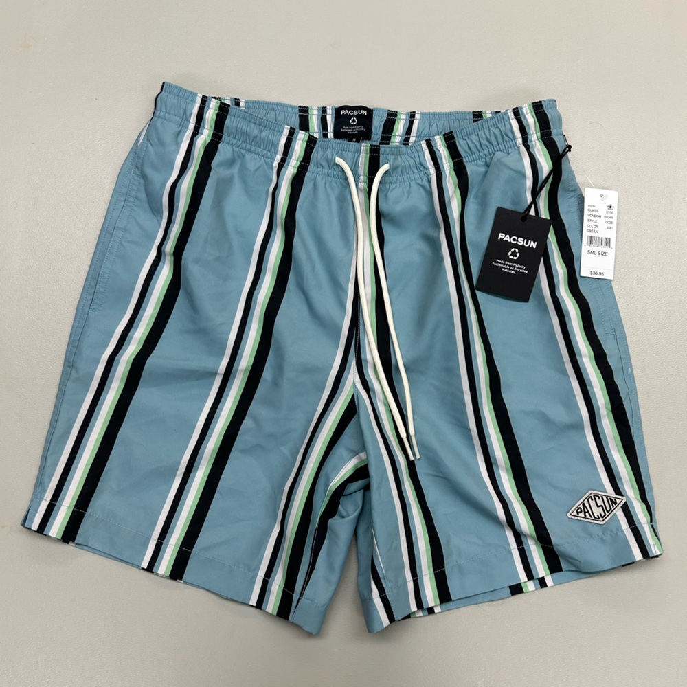 NWT MENS PACSUN SWIM TRUNKS